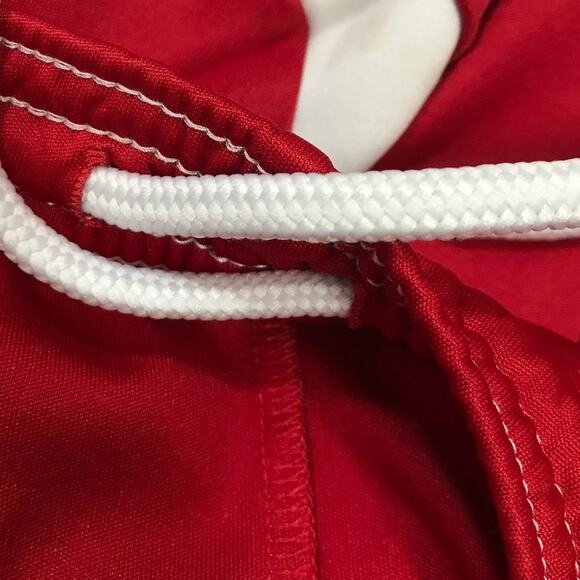Adidas Clima365 Red Elastic Drawstring Men Shorts L - Picture 6 of 8